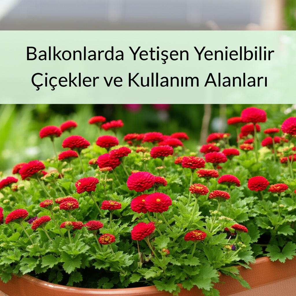 Balkonlarda Yetişen Yenilebilir Çiçekler ve Kullanım Alanları