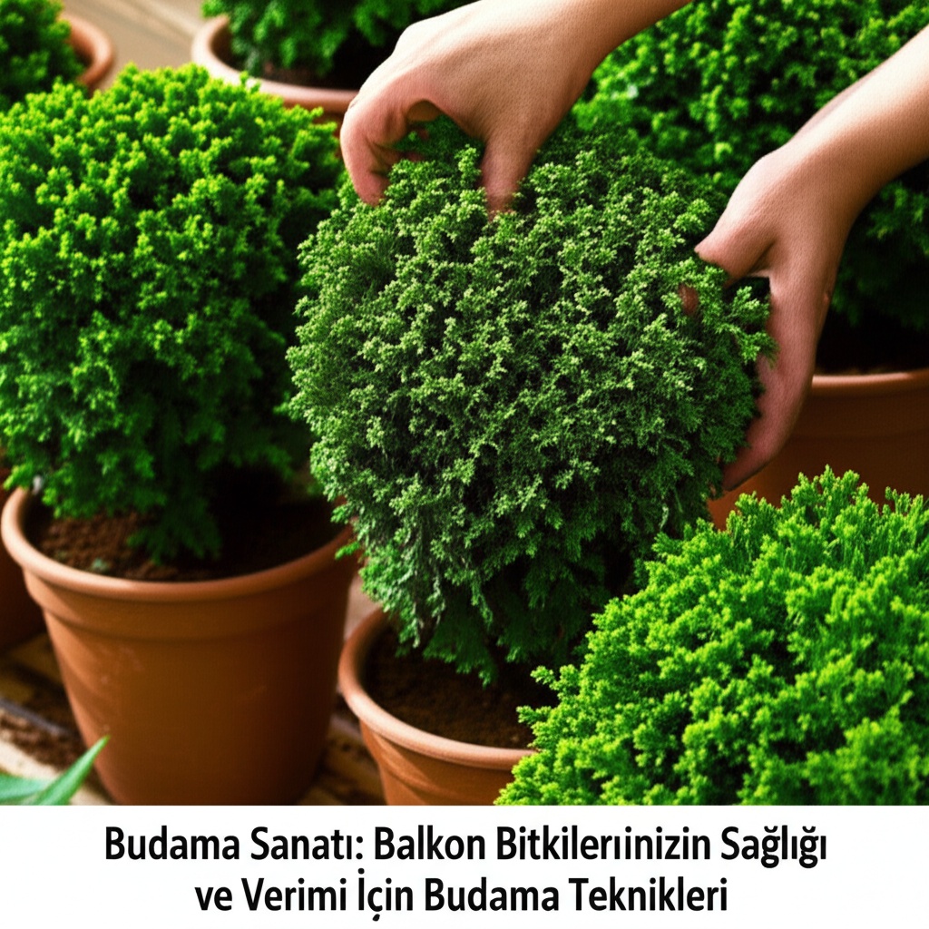 Budama Sanatı: Balkon Bitkilerinizin Sağlığı ve Verimi İçin Budama Teknikleri