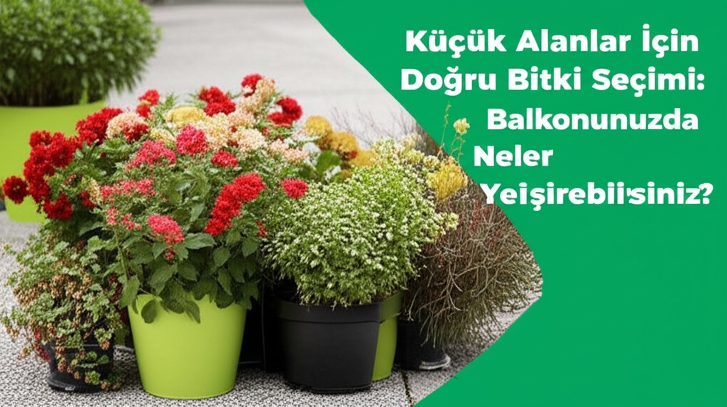 Küçük Alanlar İçin Doğru Bitki Seçimi: Balkonunuzda Neler Yetiştirebilirsiniz?