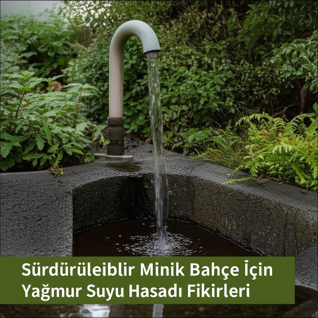 Sürdürülebilir Minik Bahçe İçin Yağmur Suyu Hasadı Fikirleri