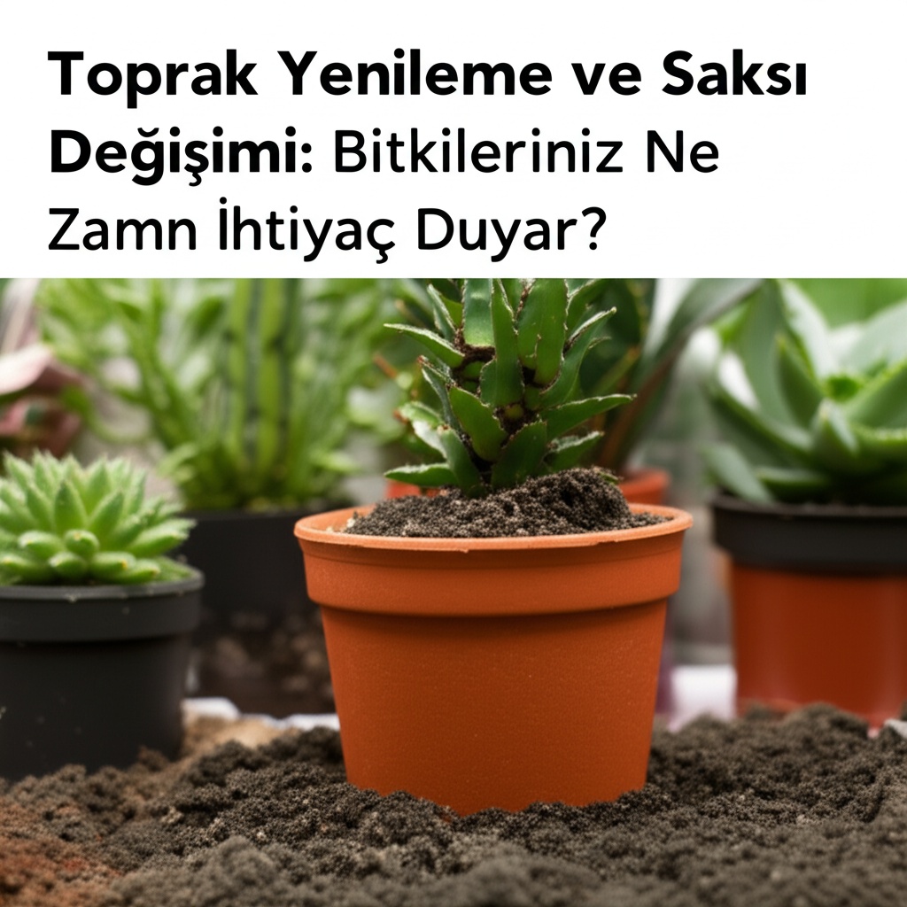 Toprak Yenileme ve Saksı Değişimi: Bitkileriniz Ne Zaman İhtiyaç Duyar?